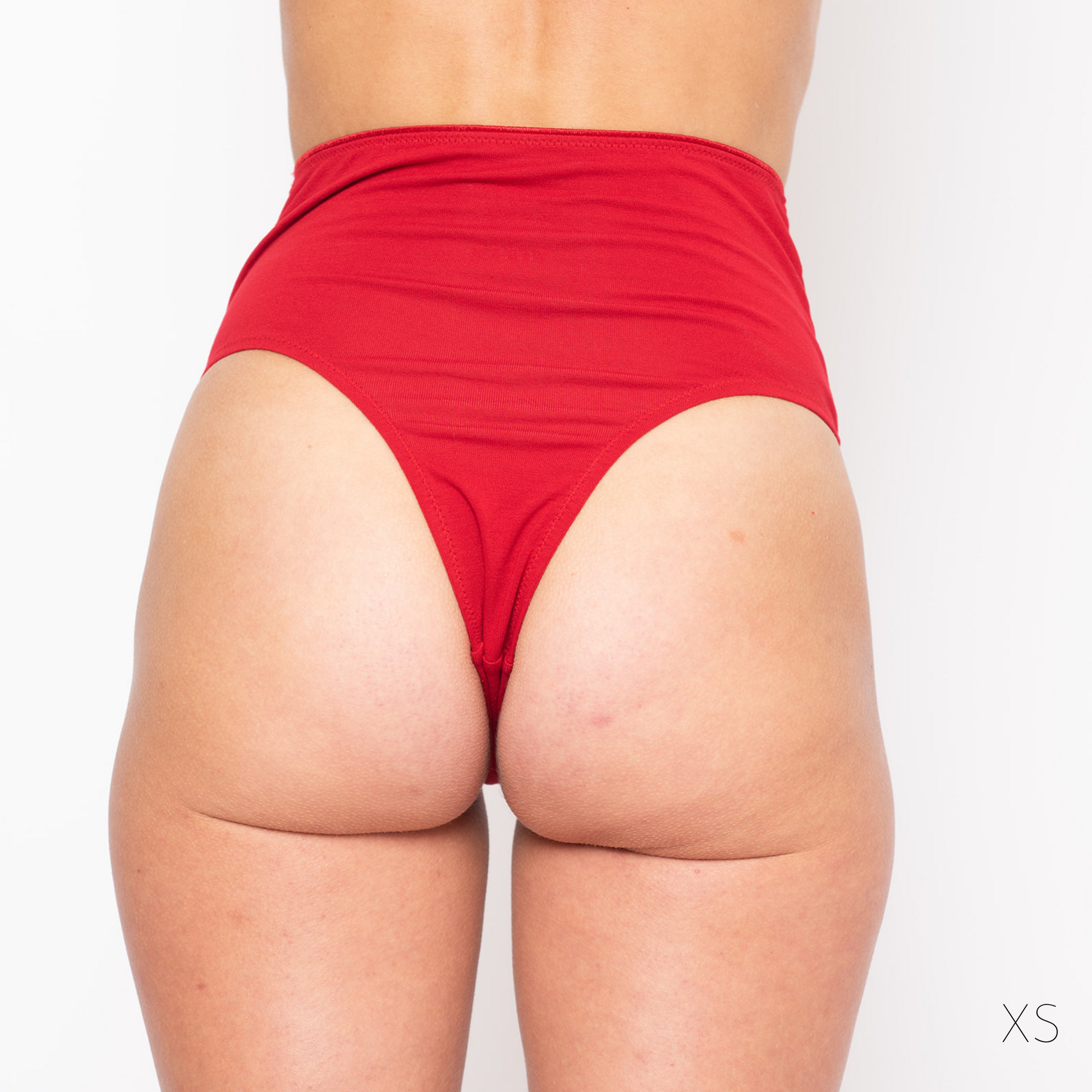 Lore Janssens Oh Yaz Red High Waisted String Oxygen Collection breathable underwear comfortable Red high waist hi waist string thong healthy underwear cotton ecovero vaginal irritation ohyaz