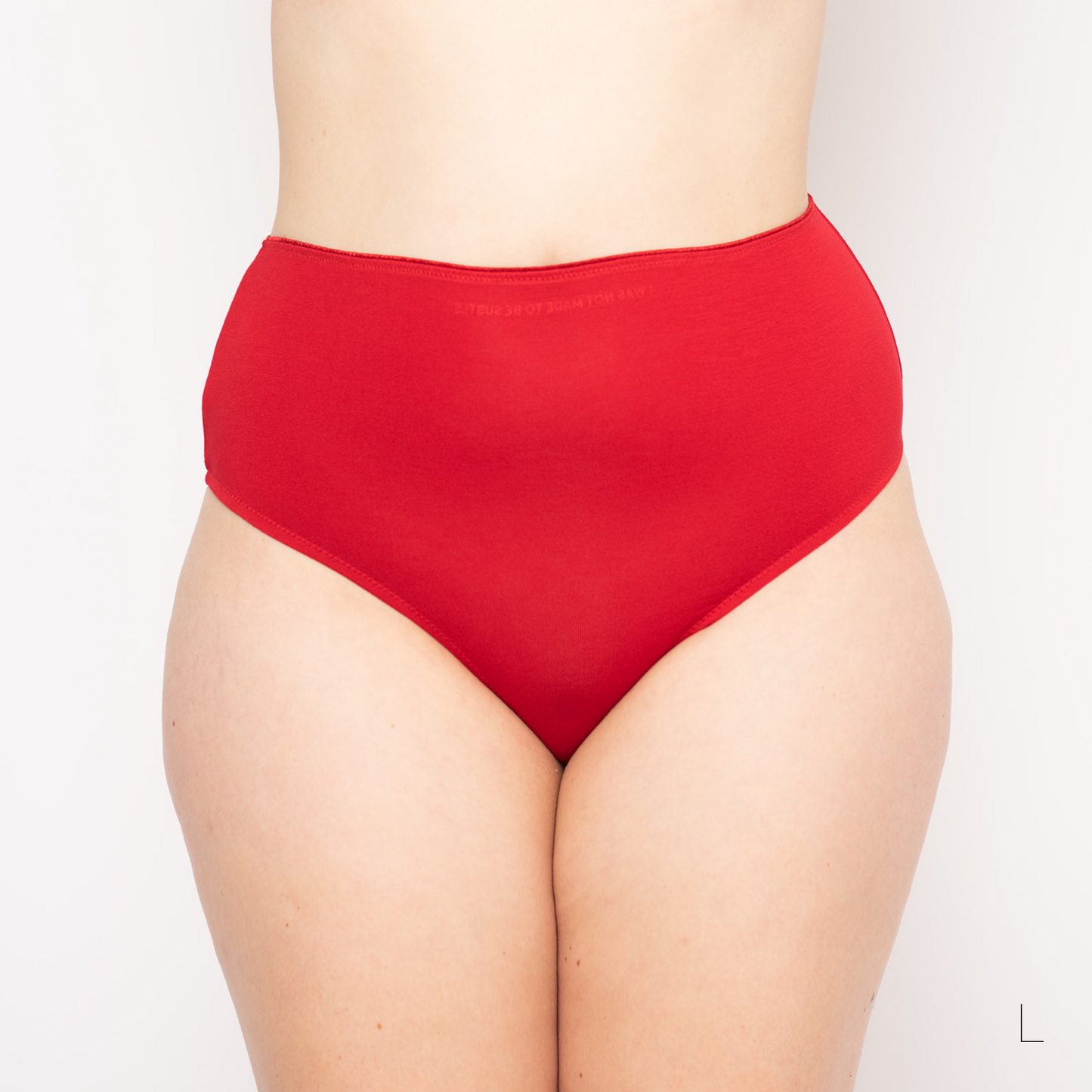 Lore Janssens Oh Yaz Red High Waisted String Oxygen Collection breathable underwear comfortable Red high waist hi waist string thong healthy underwear cotton ecovero vaginal irritation ohyaz